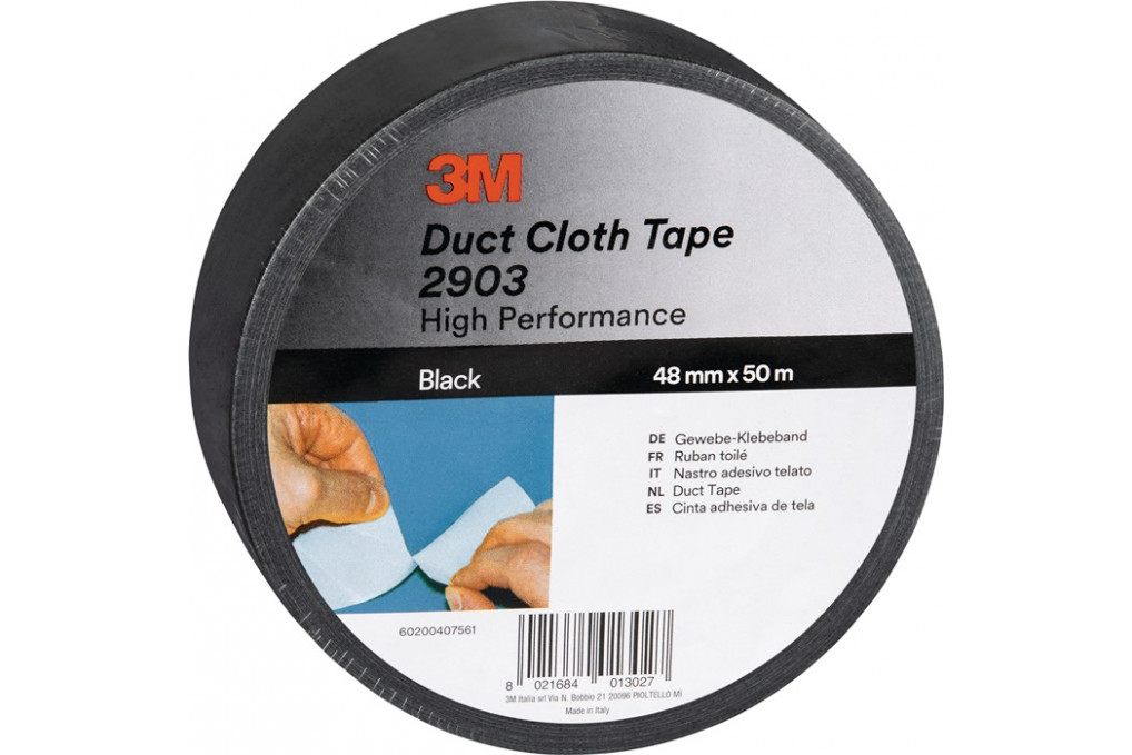 Gewebeband Scotch® 2903 schwarz L.50m B.48mm Rl.3M Gewebeband Scotch® 2903 schwarz L.50m B.48mm Rl.3M