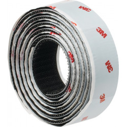 Haken u.Schlaufenband SJ352B schwarz L.1,25m B.25mm Bl.3M Haken u.Schlaufenband SJ352B schwarz L.1,25m B.25mm Bl.3M