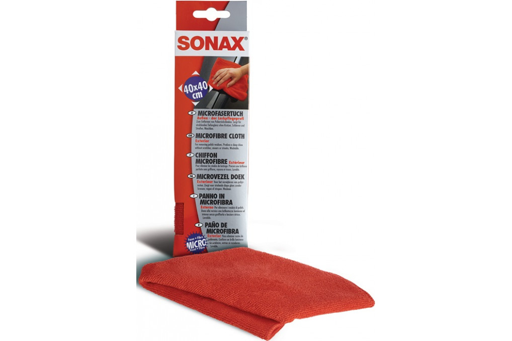 MicrofaserTuch rot L400xB400mm SONAX MicrofaserTuch rot L400xB400mm SONAX