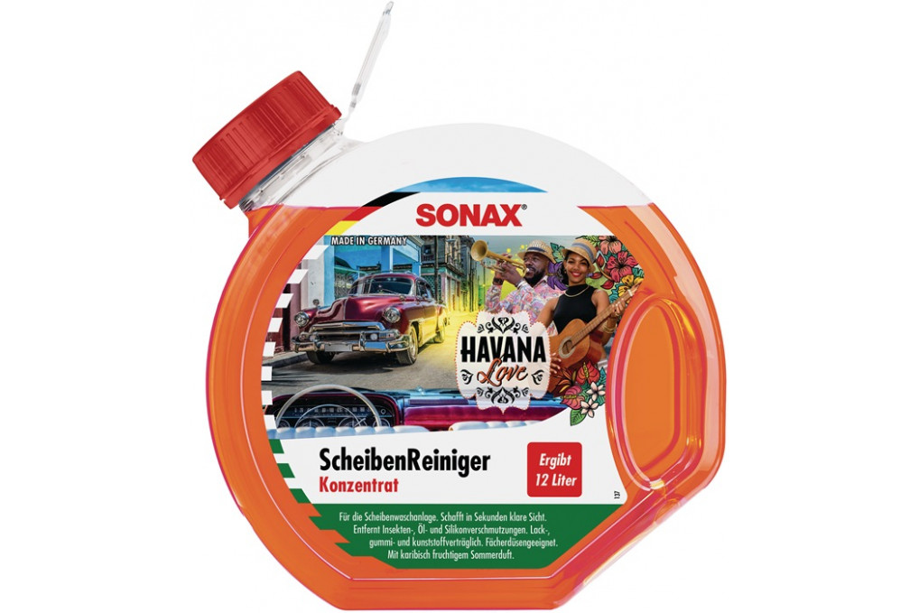 ScheibenReiniger Havana Love Konzentrat 3l Rundflasche SONAX