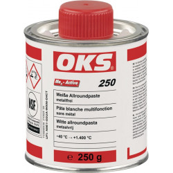 Weiße Allroundpaste OKS 250 weiß 250g Pinseldose OKS