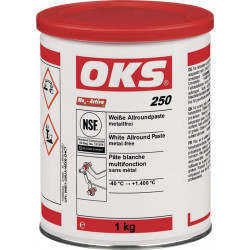 Weiße Allroundpaste OKS 250 weiß 1kg Dose OKS