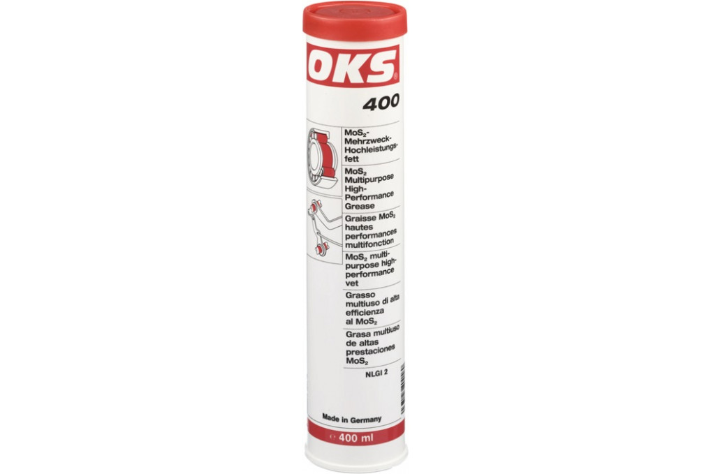 MoS²  Mehrzweck Hochleistungsfett OKS 400 schwarz 400ml Kartusche OKS
