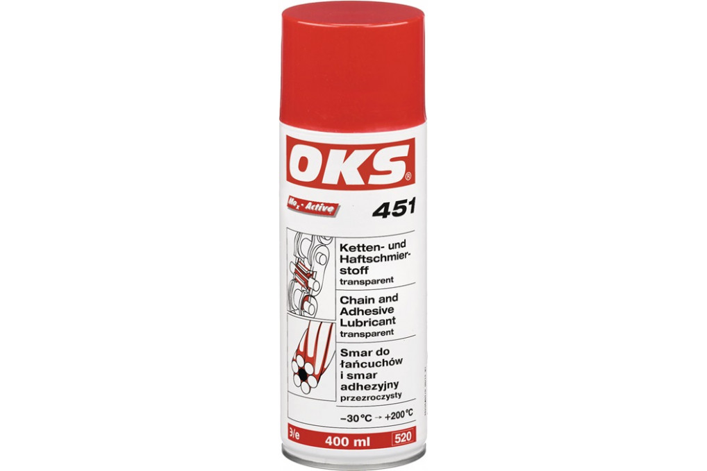 Ketten  u.Haftschmierstoff OKS 451 400ml transp.Spraydose OKS