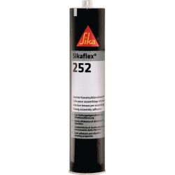 Konstruktionsklebstoff Sikaflex® 252 schwarz 300 ml Kartusche SIKA