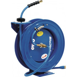 Schlauchaufroller BluBird f.Luft u.Wasser L.20m Geh.Metall Ausgang DN 7,2 EWO Schlauchaufroller BluBird f.Luft u.Wasser L.20m Geh.Metall Ausgang DN 7,2 EWO