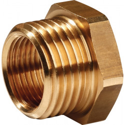Reduziernippel MS AG G 1 2 Zoll IG G 1 4 Zoll SW 22mm PROMAT Reduziernippel MS AG G 1 2 Zoll IG G 1 4 Zoll SW 22mm PROMAT