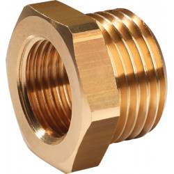 Reduziernippel MS AG G 1 2 Zoll IG G 1 4 Zoll SW 22mm PROMAT Reduziernippel MS AG G 1 2 Zoll IG G 1 4 Zoll SW 22mm PROMAT