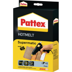 Heißklebepistole Supermatic Klebeleistung 4,5 g min 7 10 min 11mm PATTEX Heißklebepistole Supermatic Klebeleistung 4,5 g min 7 10 min 11mm PATTEX