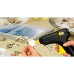 Heißklebepistole Supermatic Klebeleistung 4,5 g min 7 10 min 11mm PATTEX Heißklebepistole Supermatic Klebeleistung 4,5 g min 7 10 min 11mm PATTEX