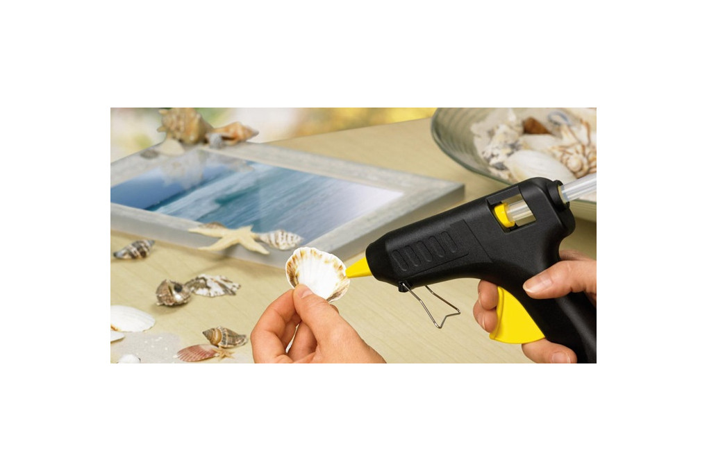 Heißklebepistole Supermatic Klebeleistung 4,5 g min 7 10 min 11mm PATTEX Heißklebepistole Supermatic Klebeleistung 4,5 g min 7 10 min 11mm PATTEX
