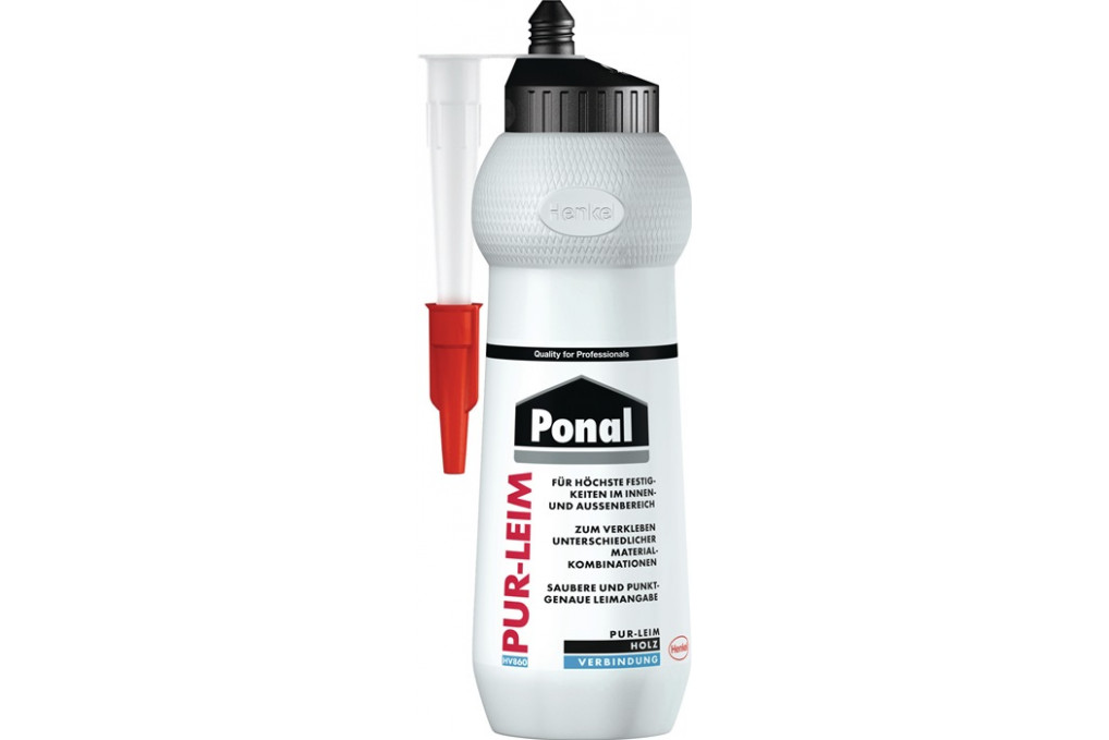 Montagekleber PUR Leim EN 204: D4 transp.420g Flasche PONAL Montagekleber PUR Leim EN 204: D4 transp.420g Flasche PONAL