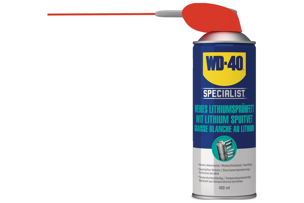 Lithiumsprühfett 400ml cremefarben NSF H2 Spraydose WD 40 SPECIALIST Lithiumsprühfett 400ml cremefarben NSF H2 Spraydose WD 40 SPECIALIST