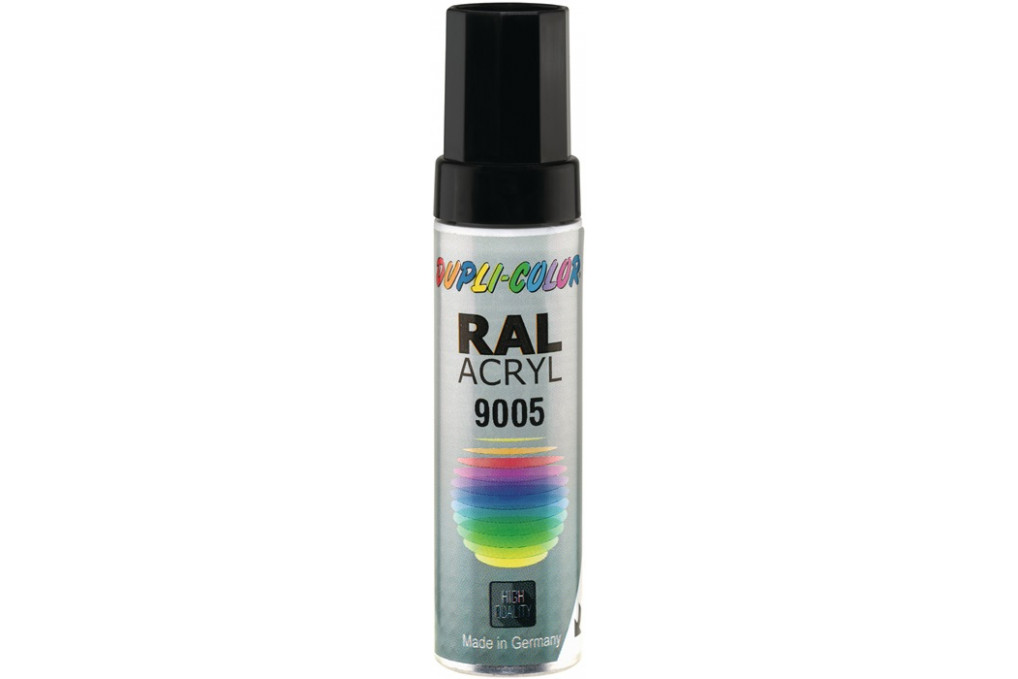 Lackstift tiefschwarz ma RAL 9005 12 ml Stift DUPLI COLOR Lackstift tiefschwarz ma RAL 9005 12 ml Stift DUPLI COLOR
