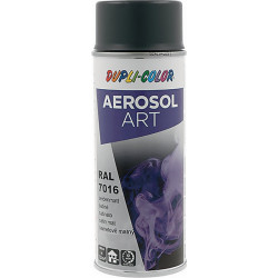Buntlackspray AEROSOL Art grau seidenmatt RAL 7016 400ml Spraydose Buntlackspray AEROSOL Art grau seidenmatt RAL 7016 400ml Spraydose