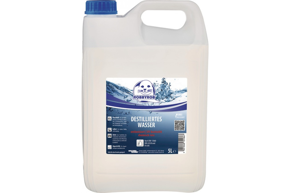 Destilliertes Wasser 5l Kanister ROBBYROB Destilliertes Wasser 5l Kanister ROBBYROB