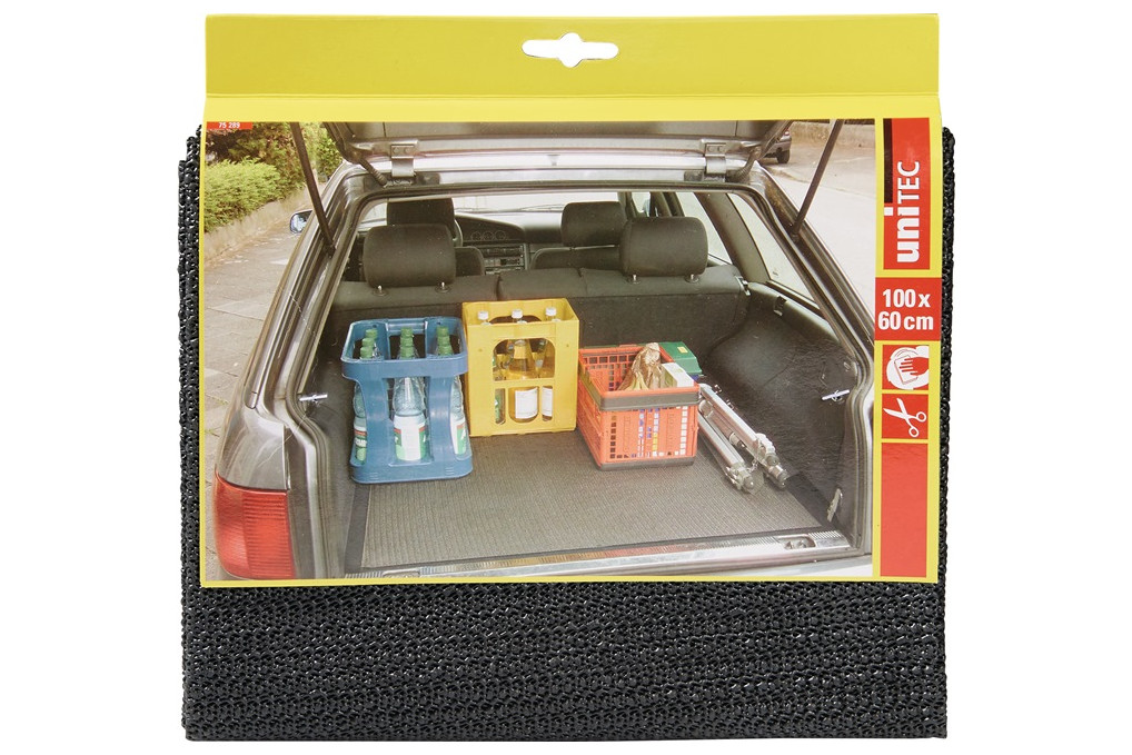 Kofferraummatte PVC grau zuschneidbar,rutschhemmend L60xB100cm UNITEC Kofferraummatte PVC grau zuschneidbar,rutschhemmend L60xB100cm UNITEC