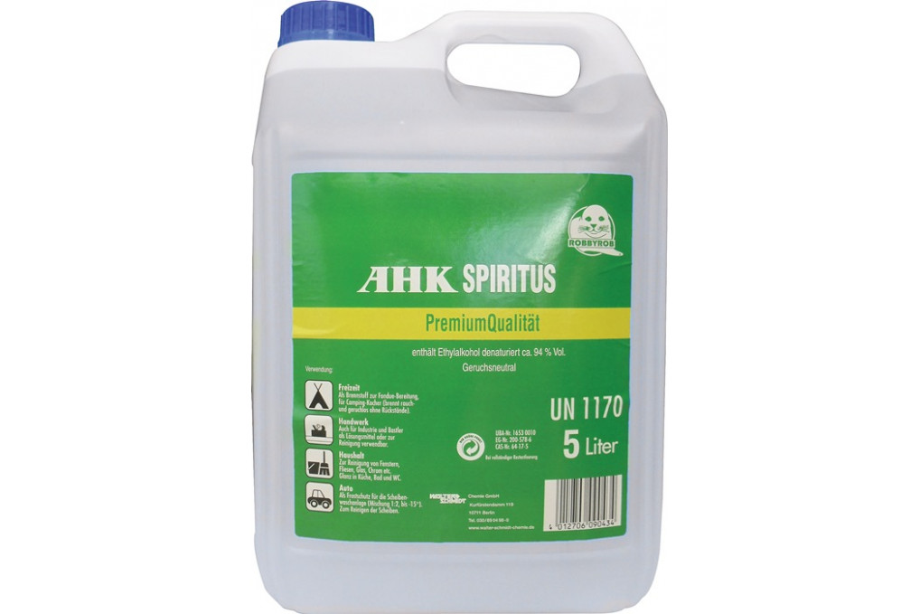 Brennspiritus AHK 5l Kanister ROBBYROB Brennspiritus AHK 5l Kanister ROBBYROB
