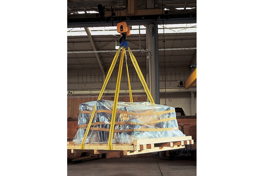 Hebeband DIN EN 1492 1 L.6m gelb Tragf.einf.3000kg DOLEZYCH