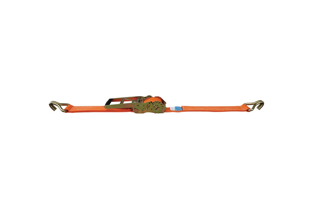 Zurrgurt DIN EN 12195 2 L.8m B.50mm Getriebezugratsche Spitzh.