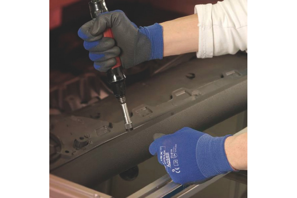 Handschuhe HyFlex® 11 618 Gr.10 blau schwarz EN 388 PSA II Nyl.m.PU ANSELL Handschuhe HyFlex® 11 618 Gr.10 blau schwarz EN 388 PSA II Nyl.m.PU ANSELL