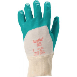 Handschuhe ActivArmr® 47 200 Gr.10 grün Interlock Baumwolle m.Nitril