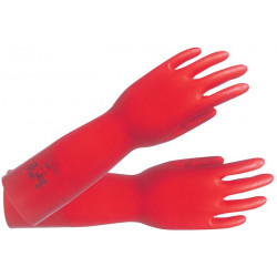 Chemiehandschuh AlphaTec Sol Vex 37 900 Gr.8 rot EN 388,EN 374,ISO 9001