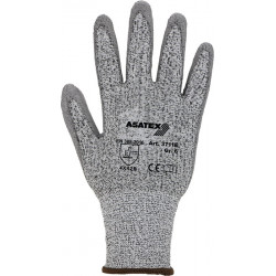Schnittschutzhandschuhe Gr.11 grau grau EN 388 PSA II HDPE m.PU 10 PA ASATEX