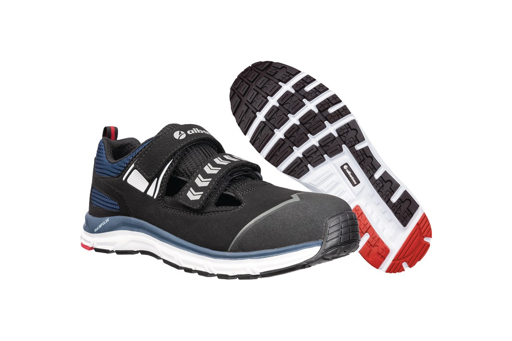 Sicherheitssandale JETSTREAM IMPULSE LOW Gr.45 schwarz blau Mikrofaser Sicherheitssandale JETSTREAM IMPULSE LOW Gr.45 schwarz blau Mikrofaser