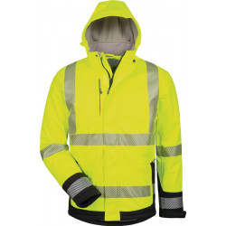 Warnschutz Softshelljacke Melvin Gr.XL gelb schwarz ELYSEE Warnschutz Softshelljacke Melvin Gr.XL gelb schwarz ELYSEE