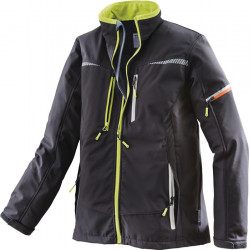 Softshelljacke Terrax Workwear Gr.L schwarz limette TERRAX