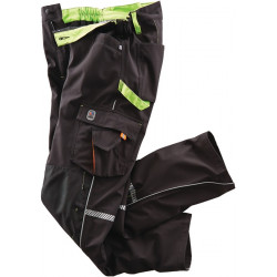 Softshellhose Terrax Workwear Gr.48 schwarz limette TERRAX Softshellhose Terrax Workwear Gr.48 schwarz limette TERRAX