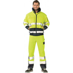 Warnschutz Comfortjacke Gr.L gelb marine PLANAM Warnschutz Comfortjacke Gr.L gelb marine PLANAM