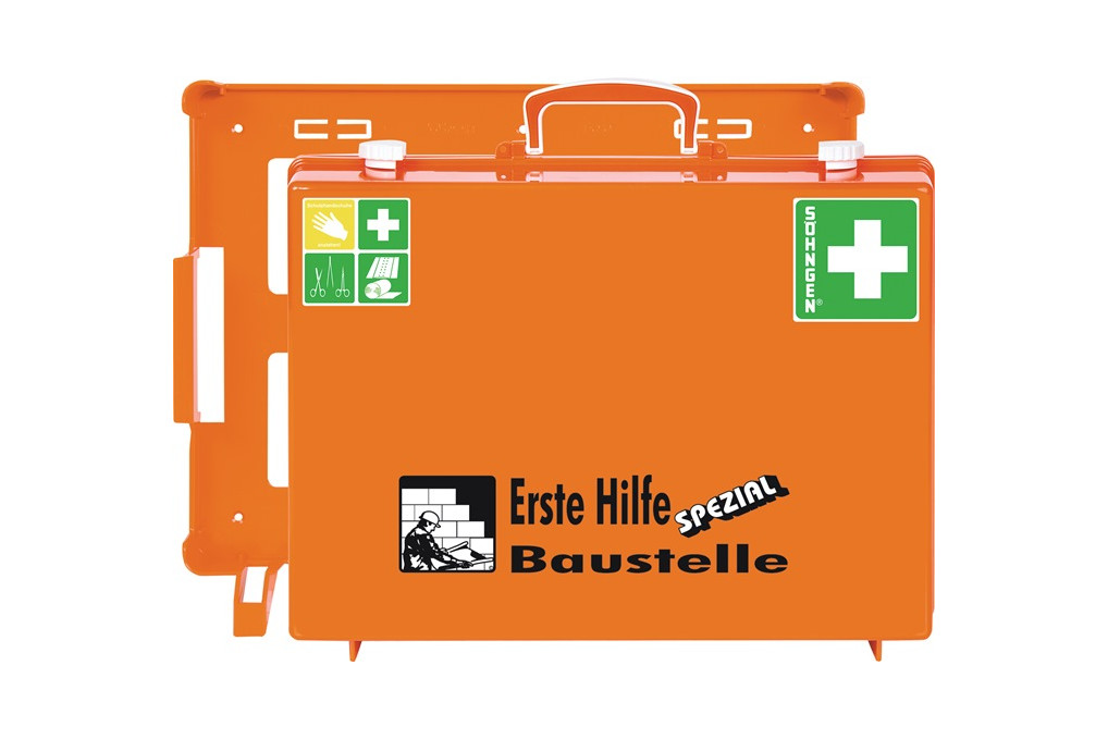 Erste Hilfe Koffer Beruf SPEZIAL Baustelle B400xH300xT150ca.mm orange Erste Hilfe Koffer Beruf SPEZIAL Baustelle B400xH300xT150ca.mm orange