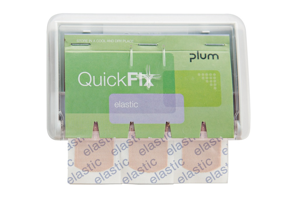 Pflasterspender QuickFix® UNO B130xH85xT35ca.mm transp.PLUM Pflasterspender QuickFix® UNO B130xH85xT35ca.mm transp.PLUM