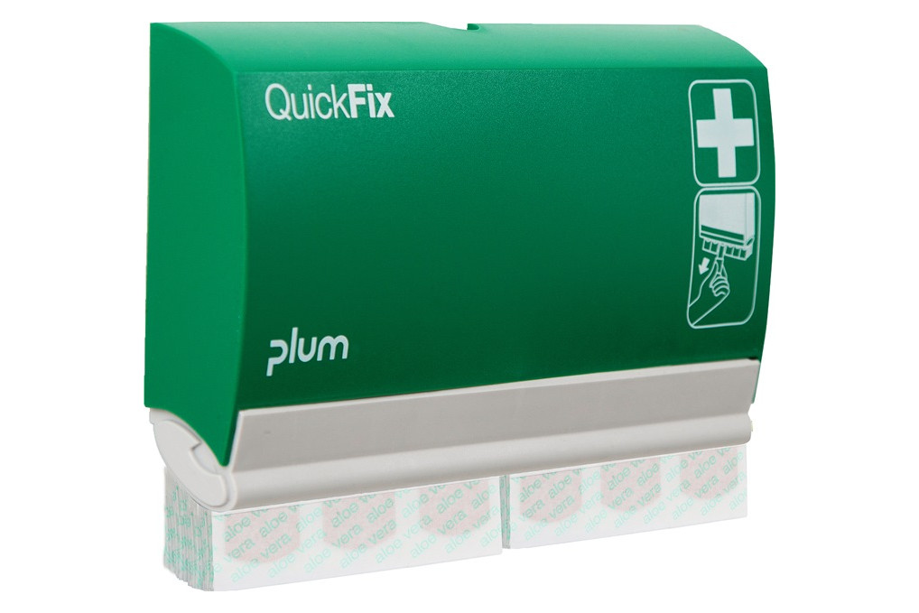 Pflasterspender QuickFix 3 B232,5xH133,5xT33ca.mm grün PLUM Pflasterspender QuickFix 3 B232,5xH133,5xT33ca.mm grün PLUM