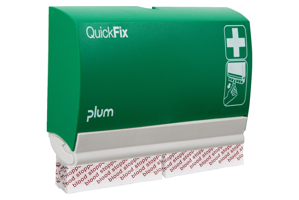 Pflasterspender QuickFix Blood stopper B230xH135xT32ca.mm grün PLUM Pflasterspender QuickFix Blood stopper B230xH135xT32ca.mm grün PLUM