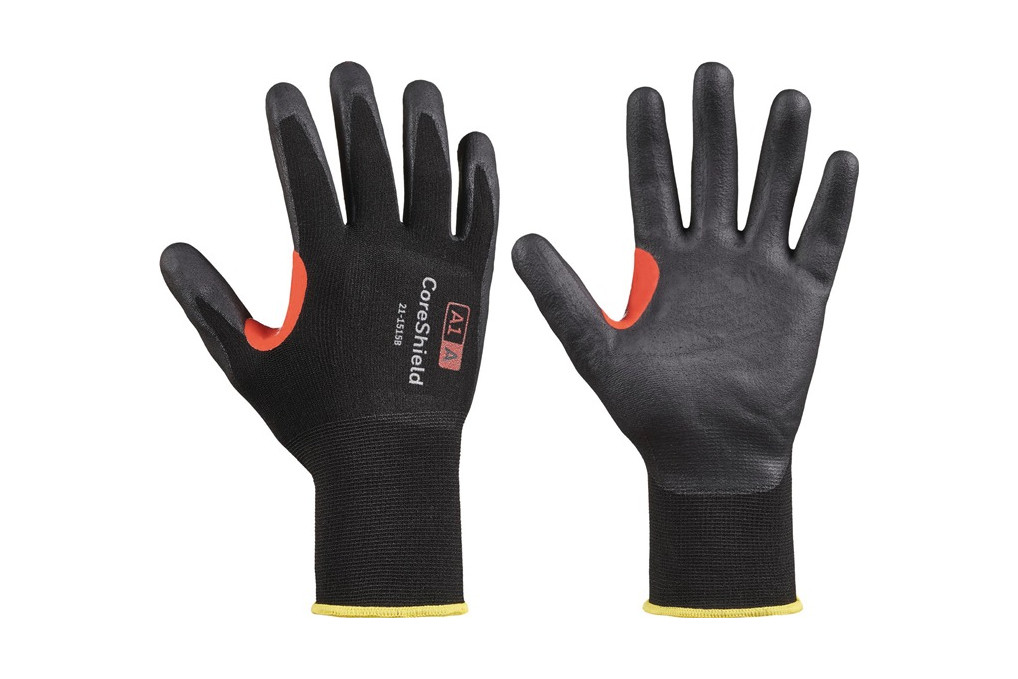 Schnittschutzhandschuhe CoreShield 15G A1 A Gr.9 schwarz EN 388 PSA II 10 PA Schnittschutzhandschuhe CoreShield 15G A1 A Gr.9 schwarz EN 388 PSA II 10 PA
