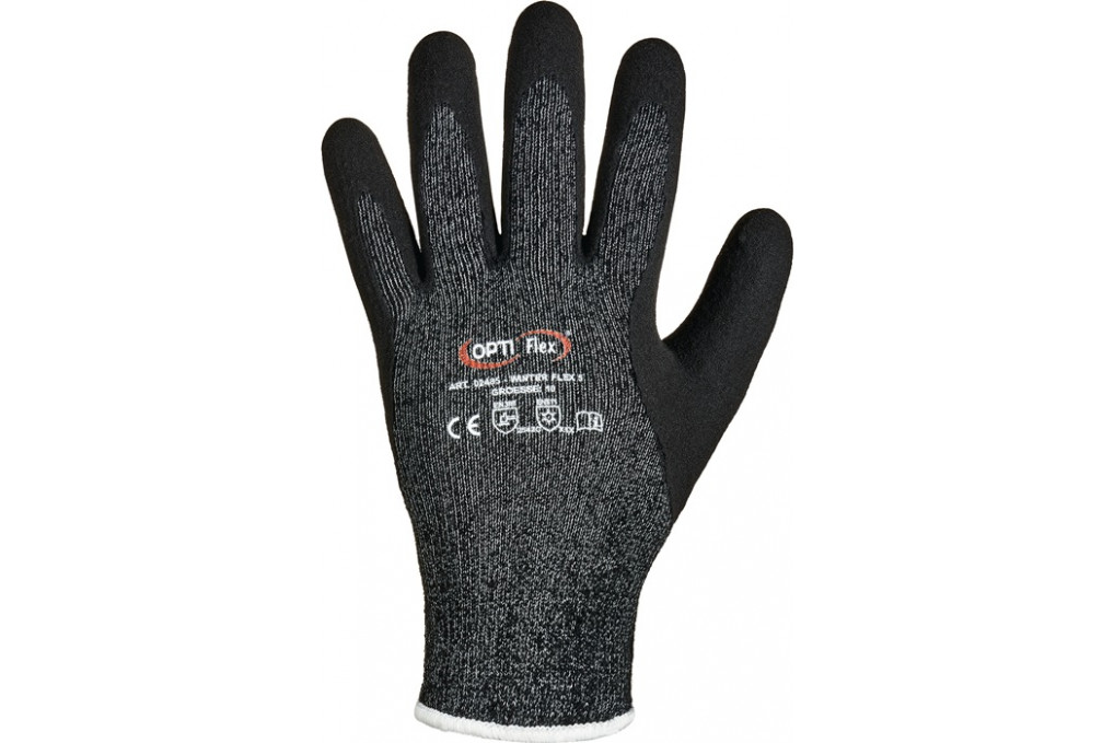 Schnittschutzhandschuhe Winter Flex 5 Gr.9 grau schwarz EN 388 PSA II 12 PA