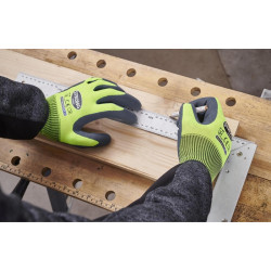 Handschuhe Flexter Gr.7 neogelb grau EN 388 PSA II 12 PA Handschuhe Flexter Gr.7 neogelb grau EN 388 PSA II 12 PA