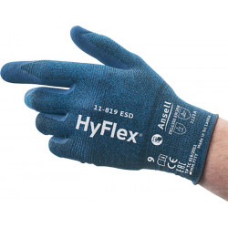 Handschuhe HyFlex 11 819 ESD Gr.10 blau EN 388,EN 16350 PSA II ANSELL Handschuhe HyFlex 11 819 ESD Gr.10 blau EN 388,EN 16350 PSA II ANSELL