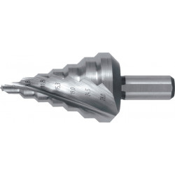 Stufenbohrer Bohrber.5 28mm HSS Spiralnut Z.2 Stufen 7 RUKO Stufenbohrer Bohrber.5 28mm HSS Spiralnut Z.2 Stufen 7 RUKO