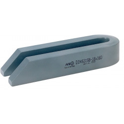Gabelspanneisen DIN 6315B Schlitz B.22mm L.500mm f.Spannschraube M20,M22 AMF
