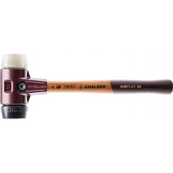 Schonhammer SIMPLEX L.405mm Kopf D.60mm mittelh. hart HO Gum.schwarz Nylon weiß Schonhammer SIMPLEX L.405mm Kopf D.60mm mittelh. hart HO Gum.schwarz Nylon weiß