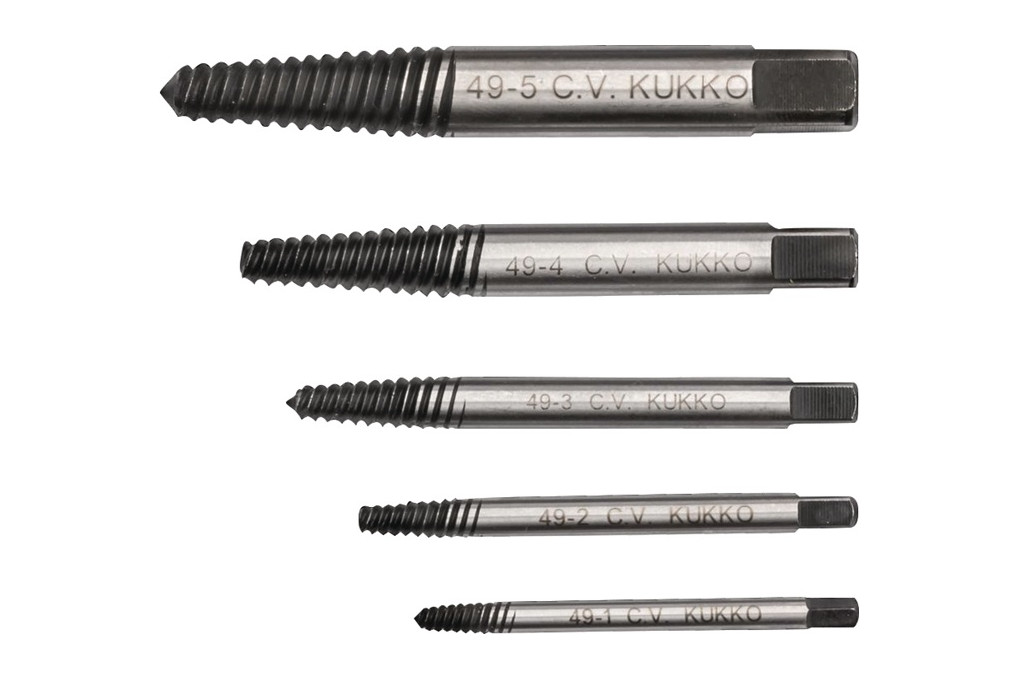 Schraubenausdrehersatz 49 A M3 M18 5 tlg.Nenn Gr.1,2,3,4,5 KUKKO Schraubenausdrehersatz 49 A M3 M18 5 tlg.Nenn Gr.1,2,3,4,5 KUKKO