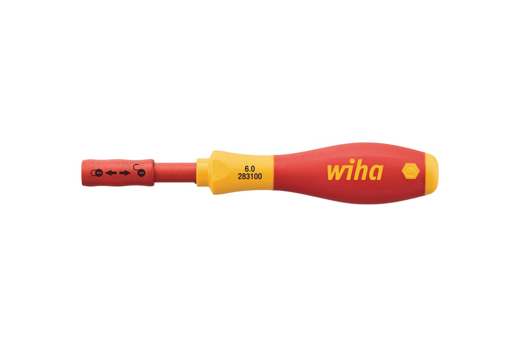 Bithalter SoftFinish electric slimVario VDE Gesamt L.160mm f.6mm slimBits WIHA