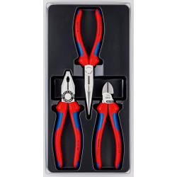 Zangensatz Montage Paket Inh.3tlg.Ku. Tiefziehteil KNIPEX