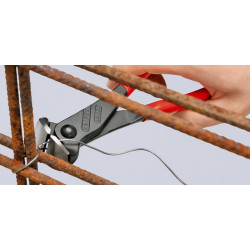 Vornschneider Gesamt L.200mm Ku.überzogen KNIPEX