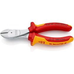 Kraftseitenschneider L.160mm VDE Form 0 Mehrkomp. Hüllen KNIPEX