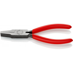 Flachzange Gesamt L.140mm Kopf pol.schwarz atram.Ku. Überzug KNIPEX
